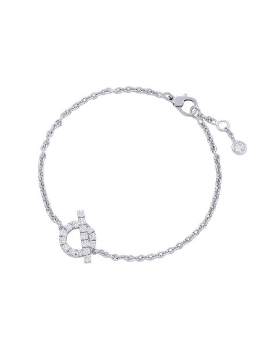 Hermes Bracelet Finesse Diamond 18k White Gold